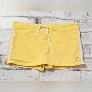 Brody Jeans Yellow Terry Cloth Drawstring Skorts